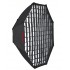 Octagon softbox 170 cm with grid