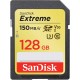 SanDisk Extreme 128GB SDXC 150 MB/s V30 UHS-I V3