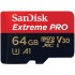 SanDisk Extreme PRO Micro SDXC Memory Card Plus SD Adapter up to 170 MB/s ,Class 10,U3,V30,A1-64GB