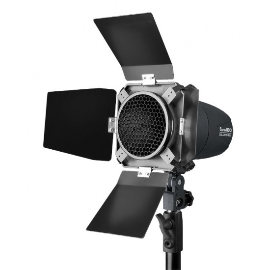 Barndoor, honey comb and filters kit for Mini Studios