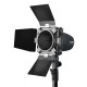 Barndoor, honey comb and filters kit for Mini Studios
