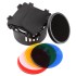 Delicacy II - barndoor, honeycomb & color filters kit