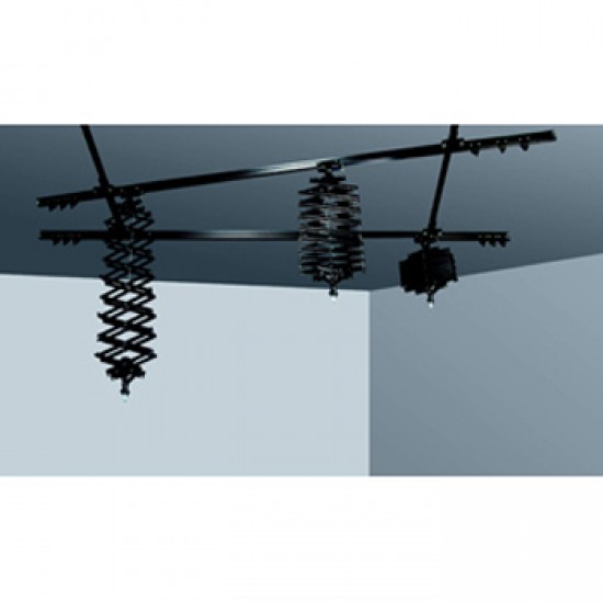 Ceiling track, 2 single, 2 double, 3 pantograph