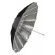 Silver reflective umbrella 180 cm Fibro