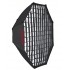 Octagon softbox 95 cm with grid