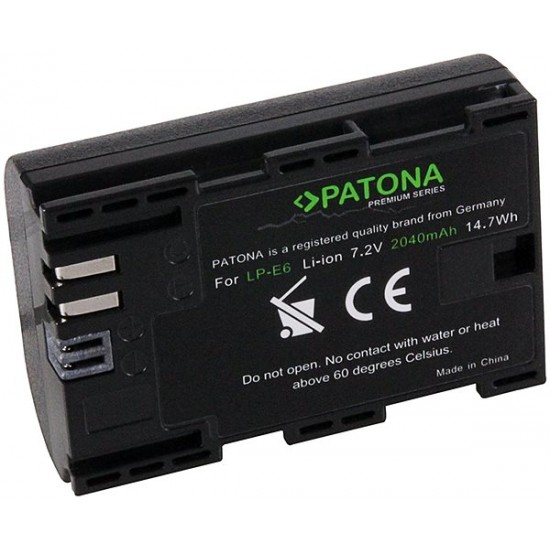 Patona Power Kit LP-E6 Batteries + Dual Charger