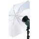 White transparent umbrella 105 cm