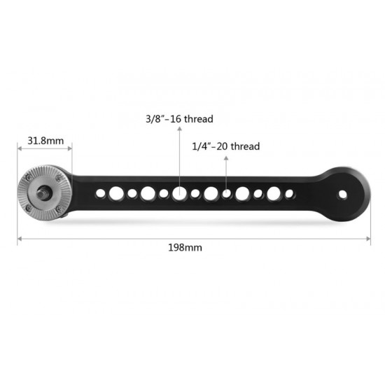 SmallRig Extension Arm with 2 ARRI Rosettes