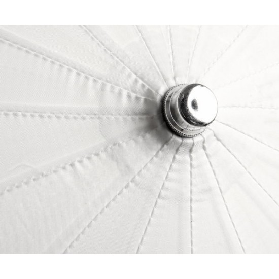 White transparent umbrella 180 cm Fibro