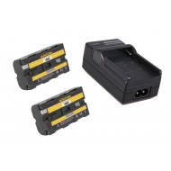 Patona Power Kit NP-F550 Batteries + Charger