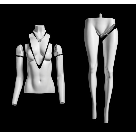 Female ghost mannequin