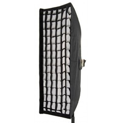 Dynaphos Deep softbox with grid 35x140 cm