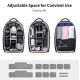 K&F Concept Beta V3 Τσάντα Πλάτης Φωτογραφικής Μηχανής Μαύρη