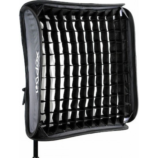 GODOX S-Type Bowens Mount Flash Bracket with Softbox and Grid SFGV-G4040