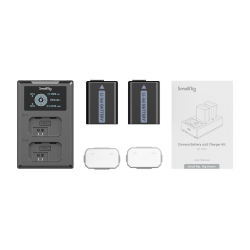 SmallRig NP-FW50 3818 2-Battery Kit with Dual Charger
